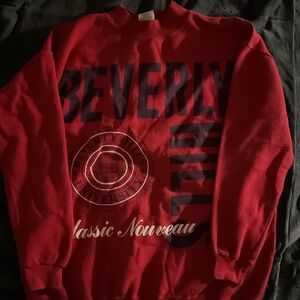 Red Crewneck Sweater